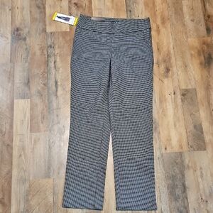 👖Hilary Radley Black Checkered Ankle Pants